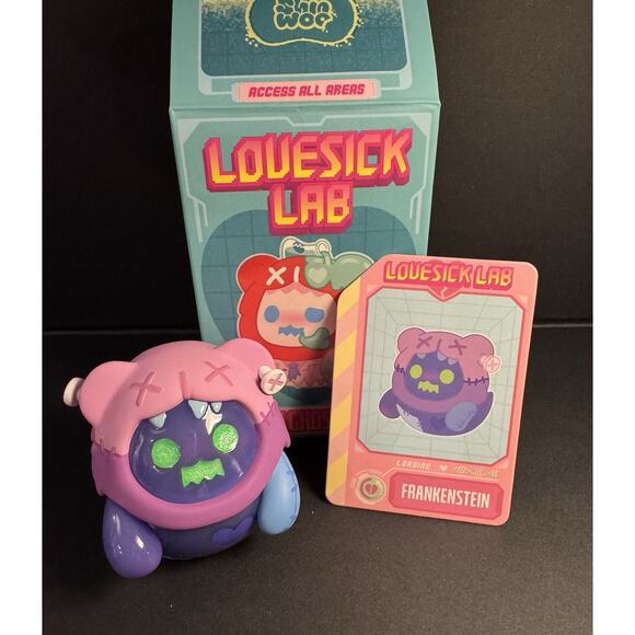 F.UN ShinWoo Ghost Bear Love and Lab Series Frankenstein Confirmed Blind Box - Picture 1 of 9